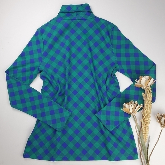 New Kim Roger Perfectly Soft Green Turtleneck Med - Picture 9 of 13